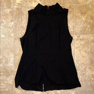 **Last chance** White House Black Market Black Fitted Sleeveless Tank Top